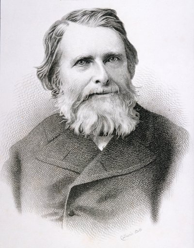 Portrait of John Ruskin by C. Laurie